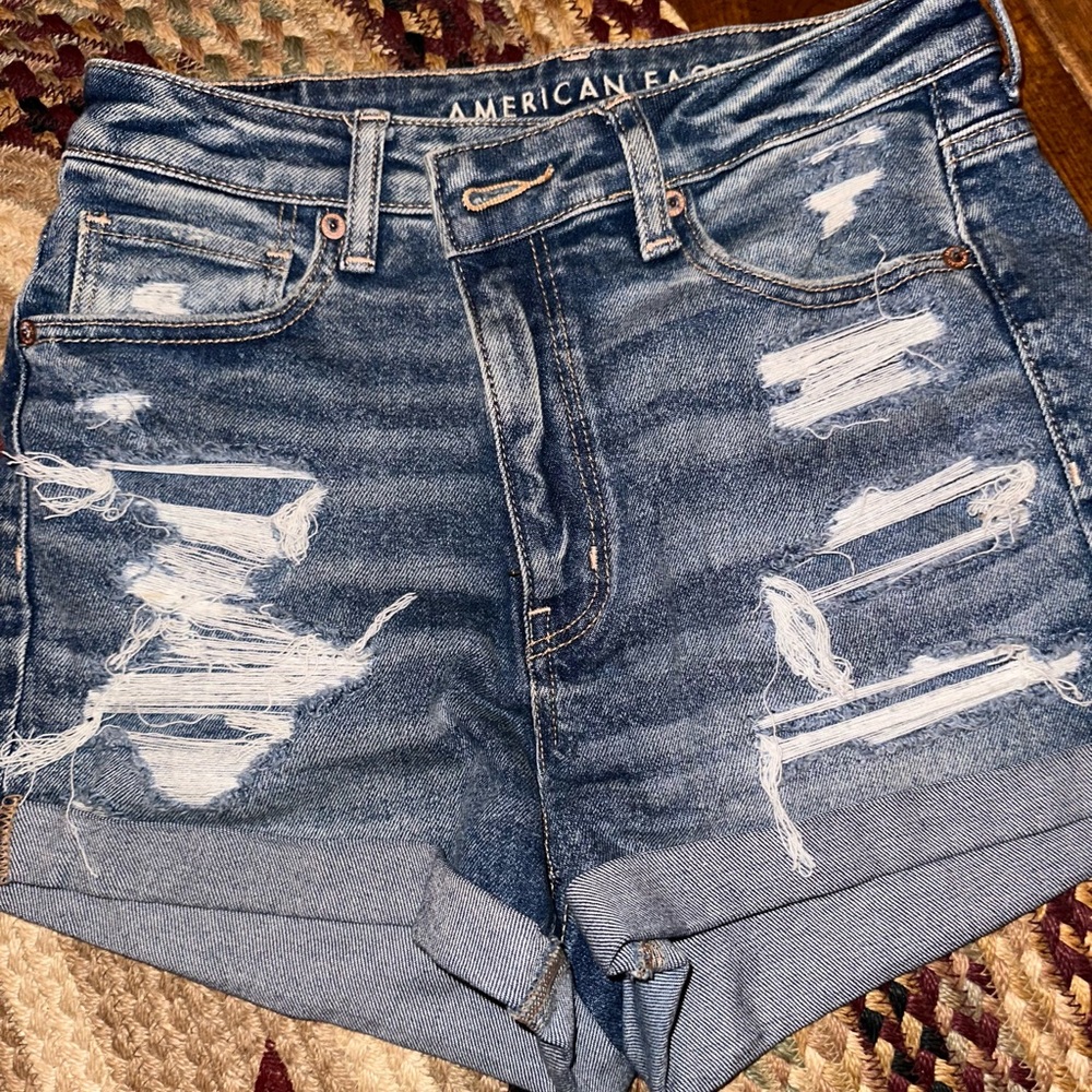 Womens American Eagle Mom Shorts Size 6 New Without Tags
